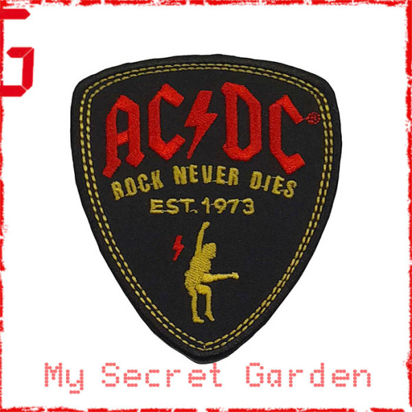 AC/DC - Plectrum Iron On Official Standard Patch ***READY TO SHIP from Hong Kong***